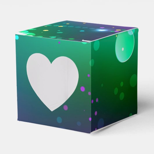 Mardi Gras Festive Paarse Achtergrond Bedankdoosjes (Voorkant Zijde)