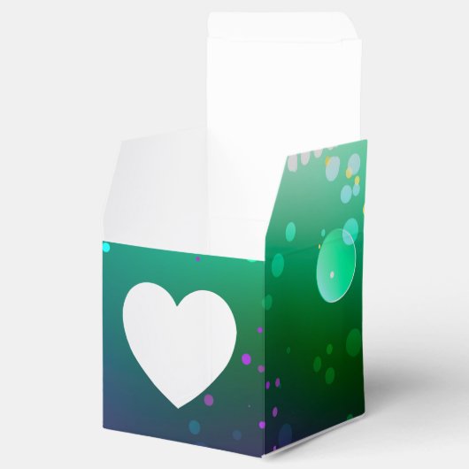 Mardi Gras Festive Paarse Achtergrond Bedankdoosjes (Geopend)