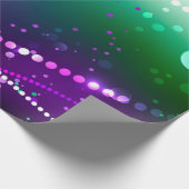 Mardi Gras Festive Paarse Achtergrond Cadeaupapier (Hoek)