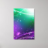 Mardi Gras Festive Paarse Achtergrond Canvas Afdruk (Voorkant)