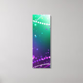 Mardi Gras Festive Paarse Achtergrond Canvas Afdruk (Voorkant)