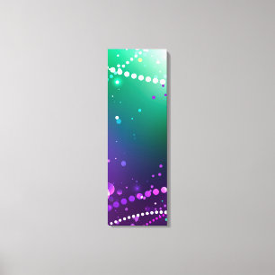 Mardi Gras Festive Paarse Achtergrond Canvas Afdruk