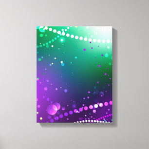Mardi Gras Festive Paarse Achtergrond Canvas Afdruk