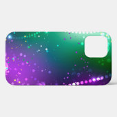 Mardi Gras Festive Paarse Achtergrond Case-Mate iPhone Case (Achterkant (horizontaal))