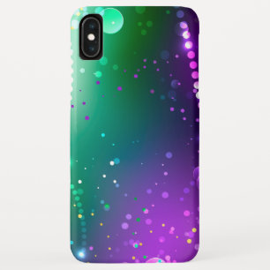 Mardi Gras Festive Paarse Achtergrond Case-Mate iPhone Case