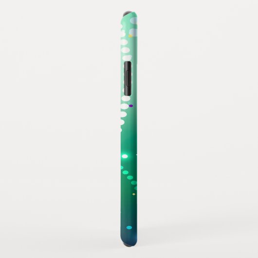 Mardi Gras Festive Paarse Achtergrond Case-Mate iPhone Case (Achterkant/rechts)