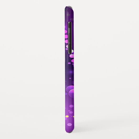 Mardi Gras Festive Paarse Achtergrond Case-Mate iPhone Case (Achterkant/links)