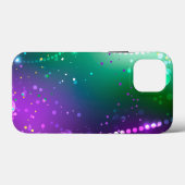 Mardi Gras Festive Paarse Achtergrond Case-Mate iPhone Case (Achterkant (horizontaal))