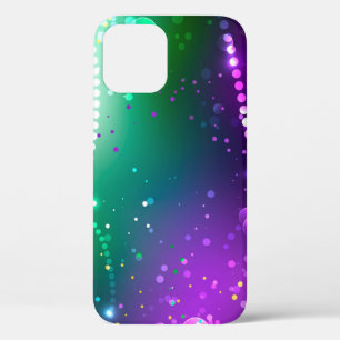 Mardi Gras Festive Paarse Achtergrond Case-Mate iPhone Case
