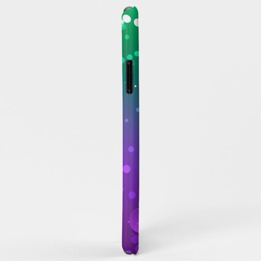 Mardi Gras Festive Paarse Achtergrond Case-Mate iPhone Case (Achterkant/rechts)