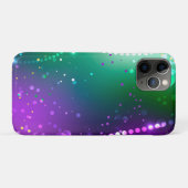 Mardi Gras Festive Paarse Achtergrond Case-Mate iPhone Case (Achterkant (horizontaal))