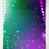 Mardi Gras Festive Paarse Achtergrond Drieluik Aankondiging (Binnenkant midden)