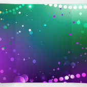 Mardi Gras Festive Paarse Achtergrond Drieluik Kaart (Binnenkant midden)