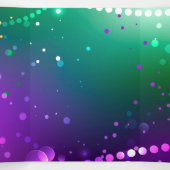 Mardi Gras Festive Paarse Achtergrond Drieluik Programma (Binnenkant midden)