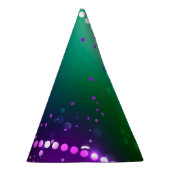 Mardi Gras Festive Paarse Achtergrond Feesthoedjes (Rechts)