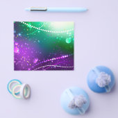 Mardi Gras Festive Paarse Achtergrond Flyer (Enkel)