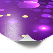 Mardi Gras Festive Paarse Achtergrond Foto Afdruk (Hoek)