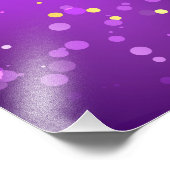 Mardi Gras Festive Paarse Achtergrond Foto Afdruk (Hoek)