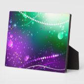 Mardi Gras Festive Paarse Achtergrond Fotoplaat (Zijkant)