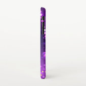 Mardi Gras Festive Paarse Achtergrond iPhone Hoesje (Linkerkant)