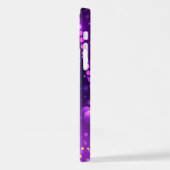 Mardi Gras Festive Paarse Achtergrond iPhone Hoesje (Linkerkant)