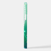 Mardi Gras Festive Paarse Achtergrond iPhone Hoesje (Rechterkant)