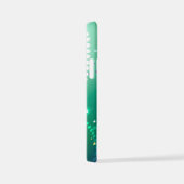 Mardi Gras Festive Paarse Achtergrond iPhone Hoesje (Rechterkant)