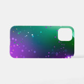 Mardi Gras Festive Paarse Achtergrond iPhone Hoesje (Achterkant horizontaal)