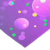 Mardi Gras Festive Paarse Achtergrond Korte Tafelloper (Hoek)