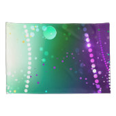 Mardi Gras Festive Paarse Achtergrond Kussensloop (Achterkant-Rechts)