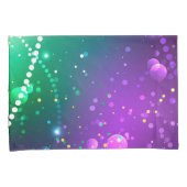 Mardi Gras Festive Paarse Achtergrond Kussensloop (Voorkant-Rechts)