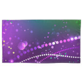 Mardi Gras Festive Paarse Achtergrond Kussensloop (Voorkant-Links)