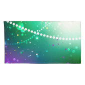 Mardi Gras Festive Paarse Achtergrond Kussensloop (Achterkant-Rechts)