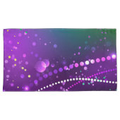 Mardi Gras Festive Paarse Achtergrond Kussensloop (Voorkant-Rechts)