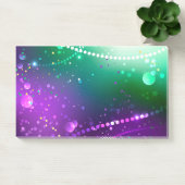 Mardi Gras Festive Paarse Achtergrond Post-it® Notes (Kantoor)