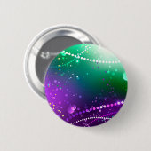 Mardi Gras Festive Paarse Achtergrond Ronde Button 5,7 Cm (Voorkant /achterkant)