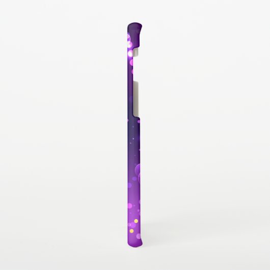 Mardi Gras Festive Paarse Achtergrond Samsung Galaxy Hoesje (Linkerkant)