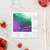 Mardi Gras Festive Paarse Achtergrond Servet (Insitu)