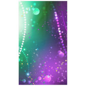 Mardi Gras Festive Paarse Achtergrond Tafelkleed (Voorkant)