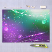 Mardi Gras Festive Paarse Achtergrond Tissuepapier (Craft)