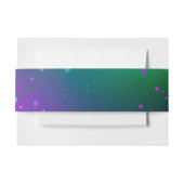 Mardi Gras Festive Paarse Achtergrond Uitnodigingen Wikkel (Voorkant Voorbeeld)