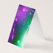 Mardi Gras Festive Paarse Achtergrond Visitekaartje