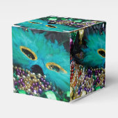 Mardi Gras Festive Party Favor Custom Cadebox Bedankdoosjes (Voorkant Zijde)