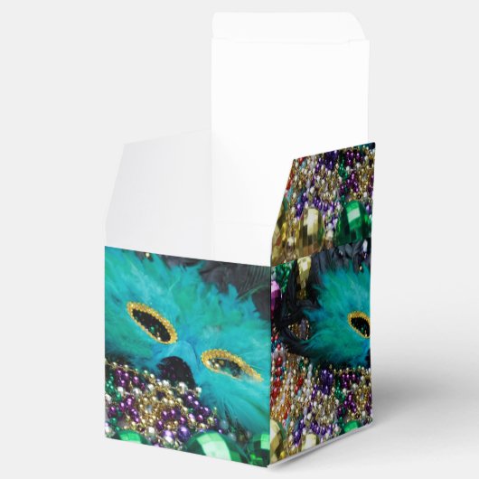 Mardi Gras Festive Party Favor Custom Cadebox Bedankdoosjes (Geopend)
