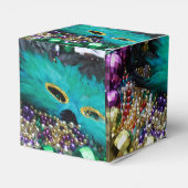 Mardi Gras Festive Party Favor Custom Cadebox Bedankdoosjes (Achterkant)