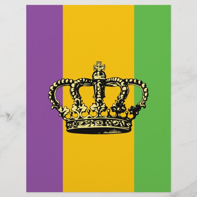 Mardi Gras Flag Crown (Voorkant)