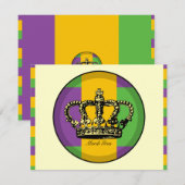Mardi Gras Flag Crown (Voorkant / Achterkant)