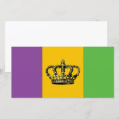 Mardi Gras Flag Crown (Voorkant / Achterkant)