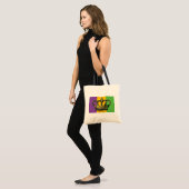 Mardi Gras Flag Crown Tote Bag (Voorkant (model))