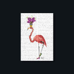 Mardi Gras Flamingo Full Canvas Afdruk<br><div class="desc">Inspirerend en Feestdagen</div>